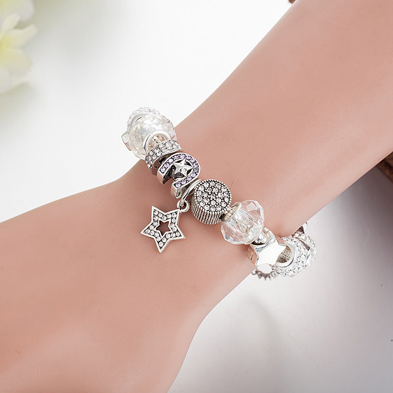 Star Charm Beaded Bracelet