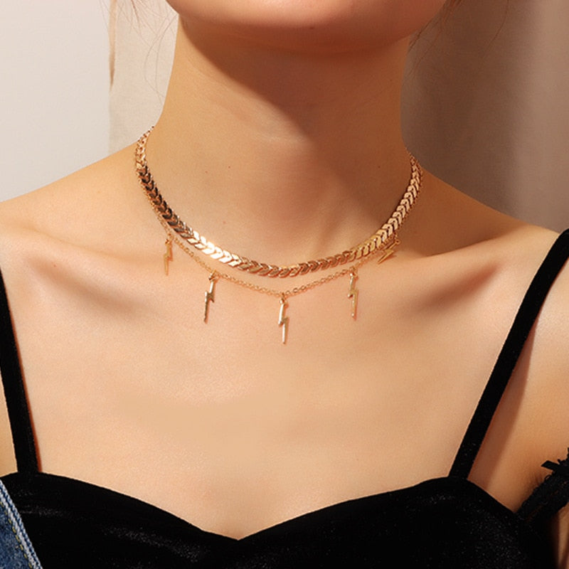 Imitation Pearl Choker Necklace