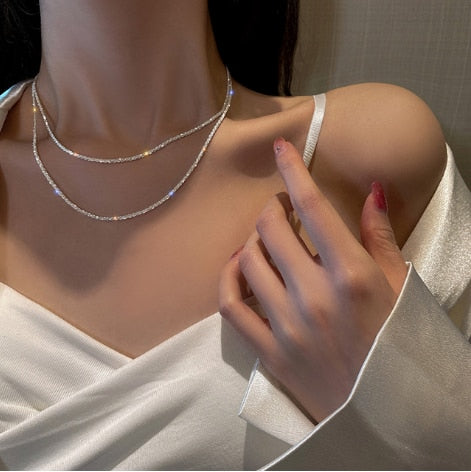 Elegant Water-wave Pearl Necklace