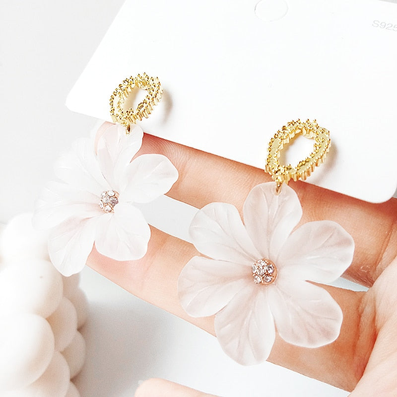 Flower Drop Earrings