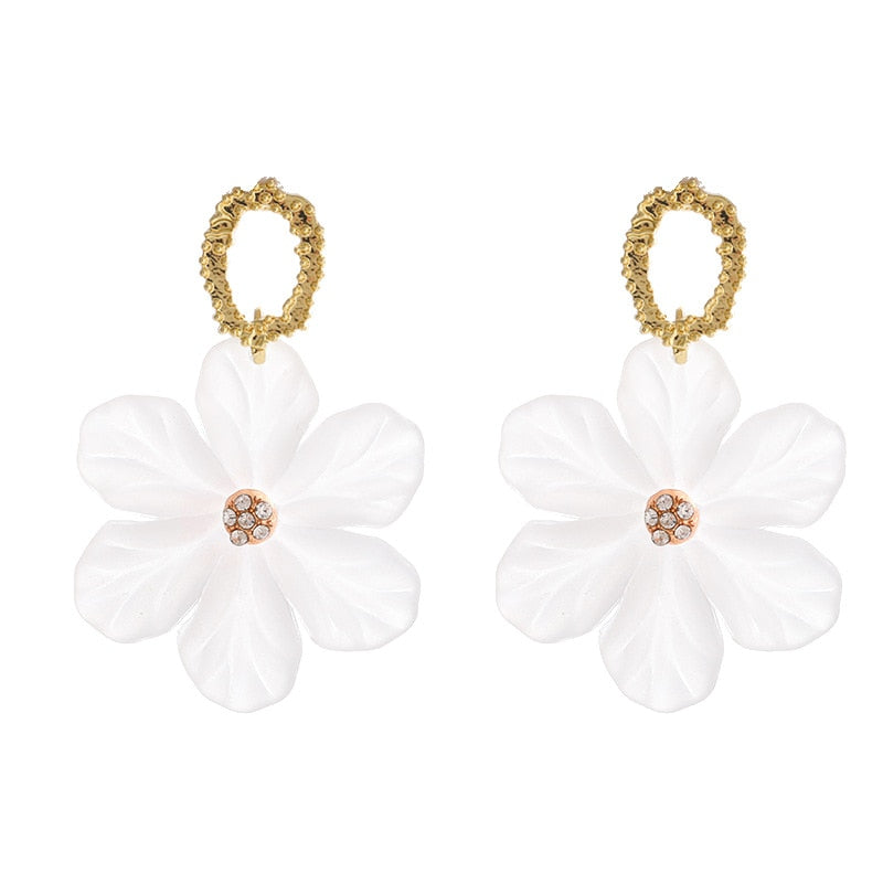 Flower Drop Earrings