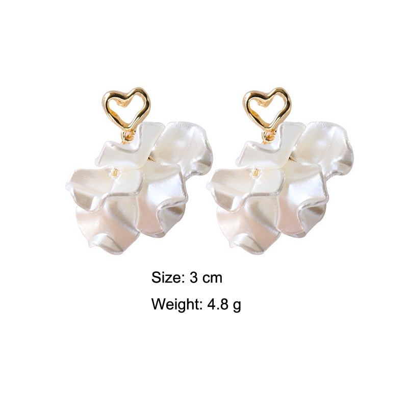 Flower Drop Earrings