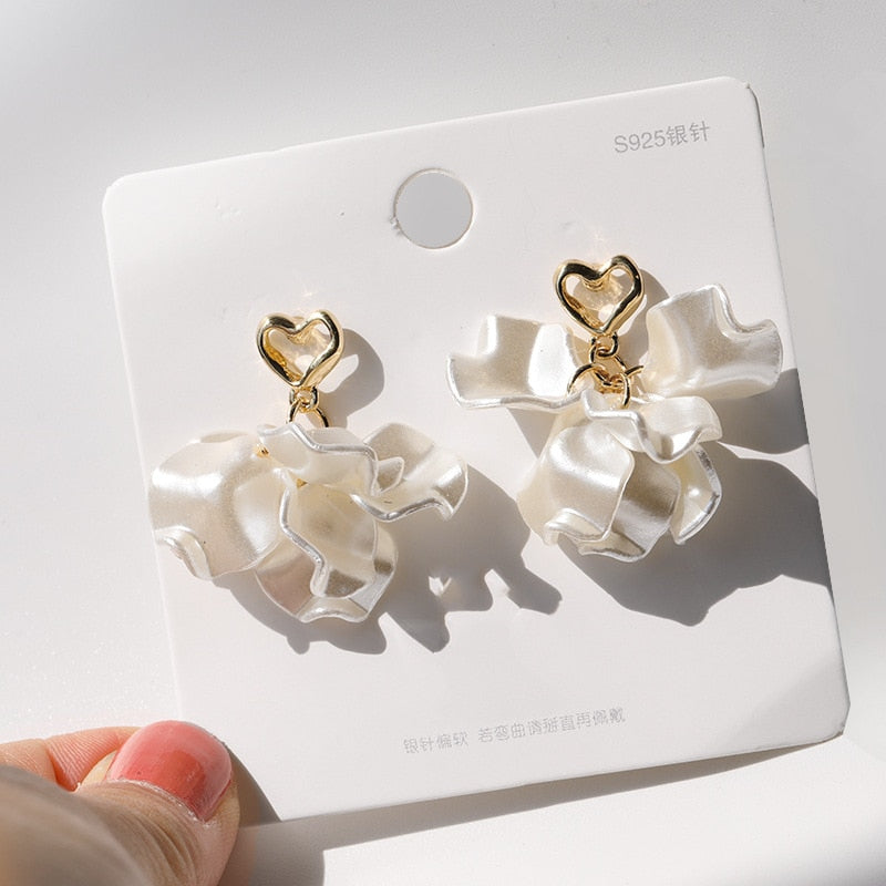 Flower Drop Earrings