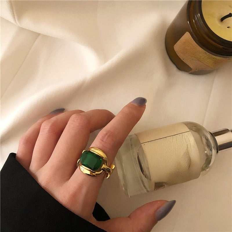 Women Shiny Crystal Ring