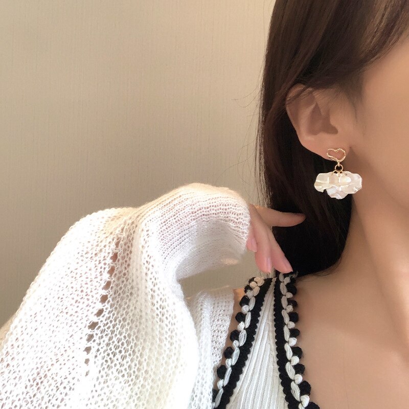 Flower Drop Earrings