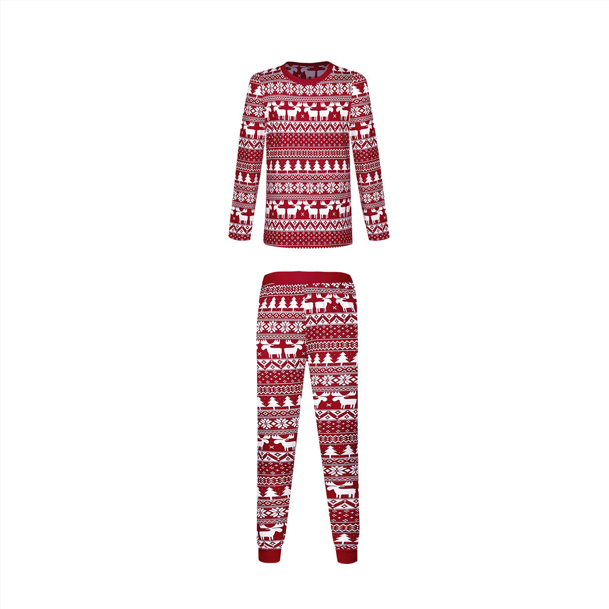 Christmas Print 2pc Suit