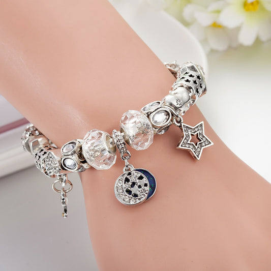 Star Charm Beaded Bracelet