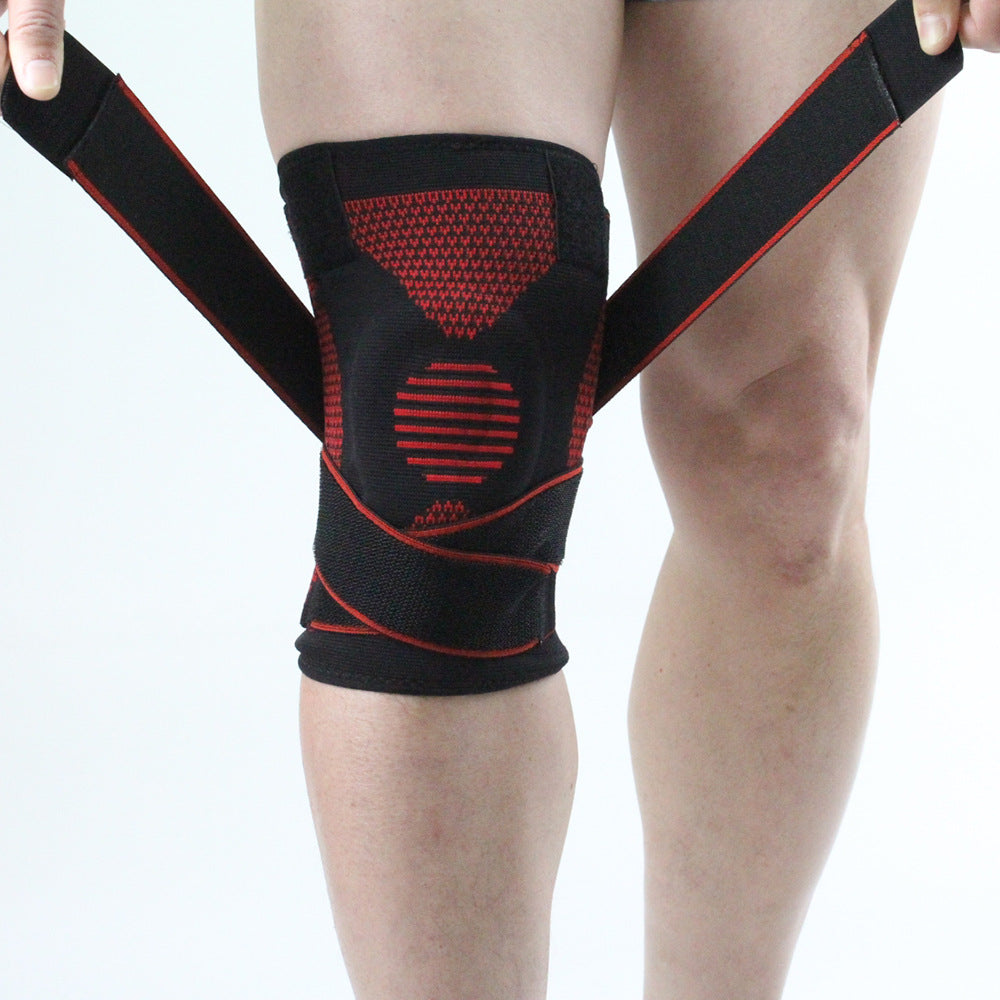 Non-slip silicone sports knee strap