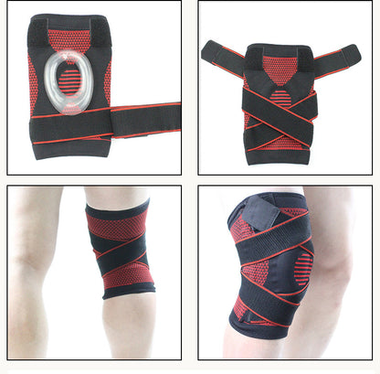 Non-slip silicone sports knee strap