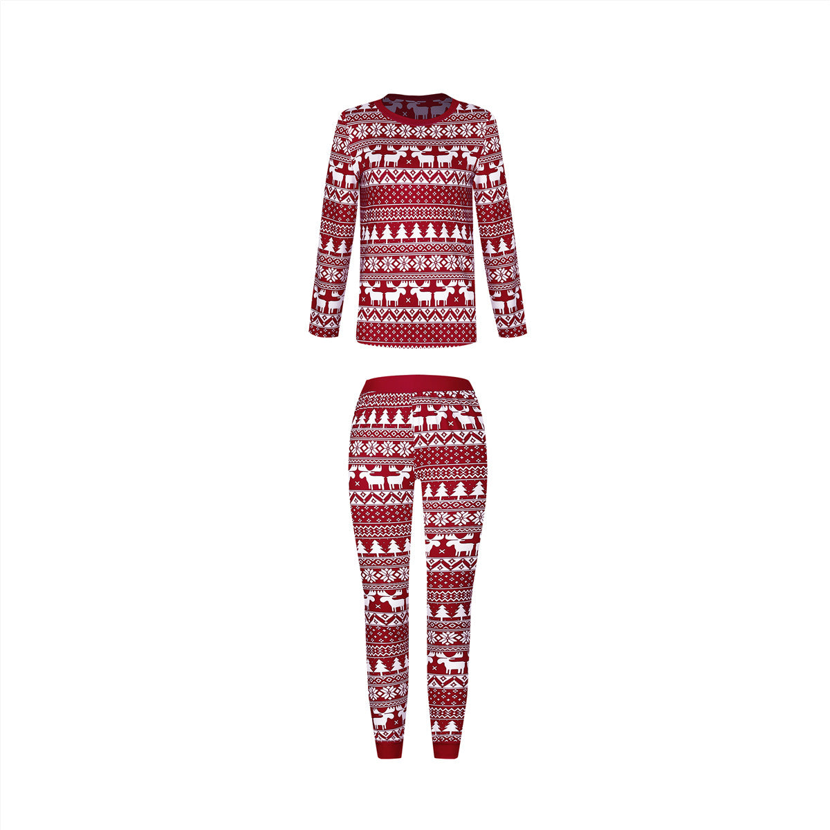 Christmas Print 2pc Suit