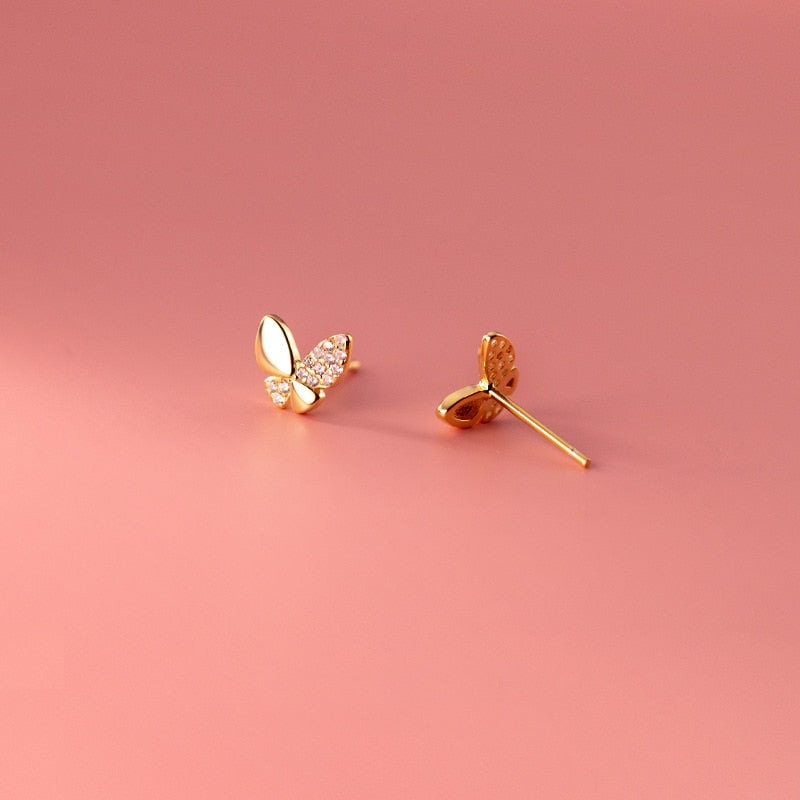 Lovely Butterfly Stud Earrings