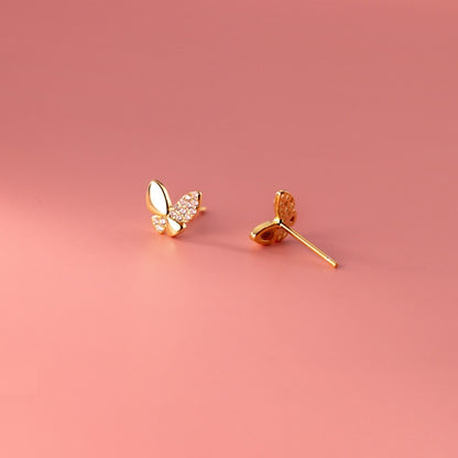 Lovely Butterfly Stud Earrings