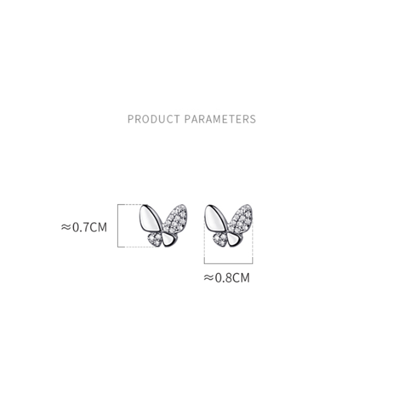 Lovely Butterfly Stud Earrings