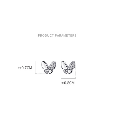 Lovely Butterfly Stud Earrings